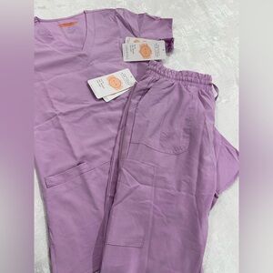 Women's Lavender Scrub Set